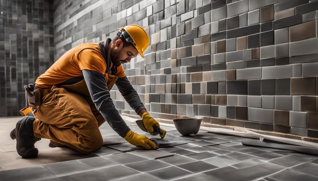 Tegelzetter vakmannen